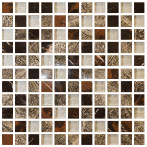 Mint Chocolate 1" x 1" Mosaic