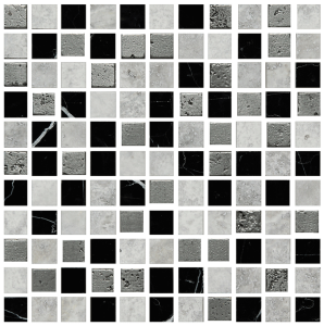 Silver Mine 1" x 1" Mosaic