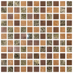 Copper Amazon 1" x 1" Mosaic