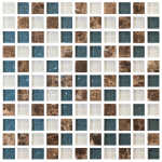 Montego Bay 1" x 1" Mosaic