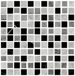 Silver Mine 1" x 1" Mosaic