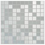Brushed Stainless Steel 1" x 1' Mosaic